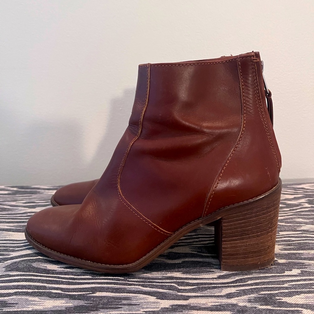 Madewell Brown Ankle Boots